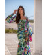 VESTIDO FIORI ELASTIC SUNSET & MOON