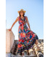 VESTIDO SARMIENTO VOLANTE SUNSET & MOON