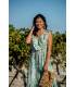 VESTIDO ALBARIZA VOLANTES SUNSET & MOON