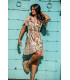 VESTIDO GUACAMAYO CORTO SUNSET & MOON