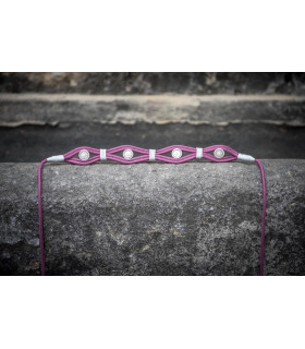 CINTURON ZIGZAG JOYA KAHYRA FUCSIA
