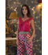 TOP LENCERO ELEGANT KAHYRA FUCSIA