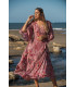 VESTIDO FLAMANECO KIMONO SUNSET AND MOON