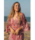 VESTIDO FLAMANECO KIMONO SUNSET AND MOON