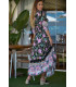 VESTIDO DAMA ROSAL SUNSET MOON