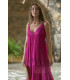 VESTIDO PRIMAVERA FUCSIA SUNSET AND MOON