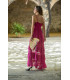 VESTIDO PRIMAVERA FUCSIA SUNSET AND MOON