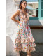 VESTIDO SIGRI VOLANTES SUNSET & MOON