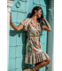 VESTIDO GUACAMAYO CORTO SUNSET & MOON