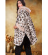 PONCHO LEOPARDO BEIGE KAHYRA