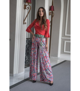 PANTALON ACUARELA CORAL KAHYRA
