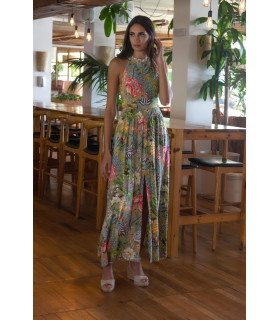 VESTIDO CHININI AMAZONIC SUNSET AND MOON