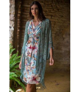 CHAQUETA SUR KAHYRA VERDE AGUA