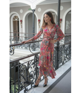 VESTIDO CELOSÍA VOLANTE KAHYRA
