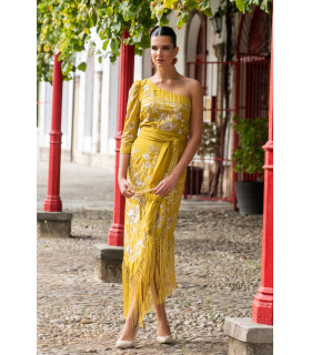 Falda Solera Mostaza Káhyra