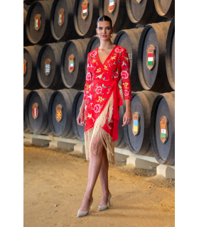 Vestido Cepa Coral Káhyra
