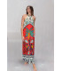 Vestido Palmera Coral Sunset  Moon