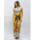 Vestido Palmera Amarillo Sunset  Moon