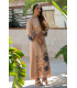 Vestido Marisma Beige Sunset  Moon