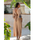 Vestido Marisma Beige Sunset  Moon