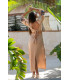 Vestido Marisma Beige Sunset  Moon