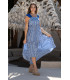 Vestido Bruma Lunares Az Sunset  Moon