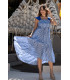 Vestido Bruma Lunares Az Sunset  Moon