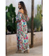 Vestido Orilla Abstracto Sunset  Moon