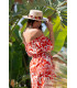 Vestido Orilla Art Deco Sunset  Moon