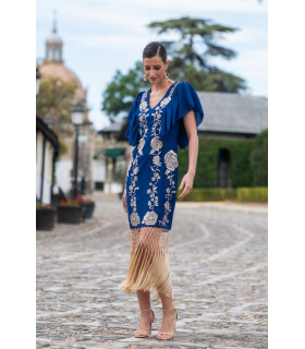 Vestido Rosal Azul Káhyra