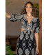 Vestido Salitre Negro Sunset  Moon