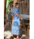 Vestido Salitre Azul Sunset  Moon