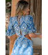 Vestido Salitre Azul Sunset  Moon
