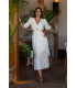 Vestido Salitre Blanco Sunset  Moon