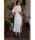 Vestido Salitre Blanco Sunset  Moon