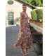 Vestido Mar Geometrico Sunset  Moon