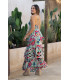 Vestido Bajamar Abstracto Sunset  Moon