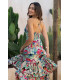Vestido Bajamar Abstracto Sunset  Moon