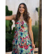 Vestido Bajamar Abstracto Sunset  Moon