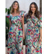 Vestido Cala Abstracto Sunset  Moon
