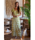 Vestido Calima  Lima Sunset  Moon