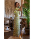 Vestido Calima  Lima Sunset  Moon