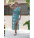 Vestido Cascada Algas Sunset  Moon
