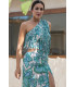 Vestido Cascada Algas Sunset  Moon