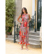 Vestido Mosaico Orange Káhyra