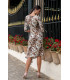 Vestido Canasta Animal Print Acua Káhyra