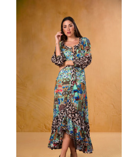 VESTIDO ALAMOS PORVENIR LARGO KAHYRA