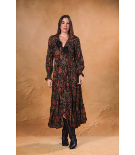 VESTIDO VISITACION ROSAS KAHYRA