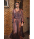Conjunto Canela Kurta Berenjena Káhyra