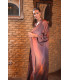 Conjunto Canela Kurta Berenjena Káhyra